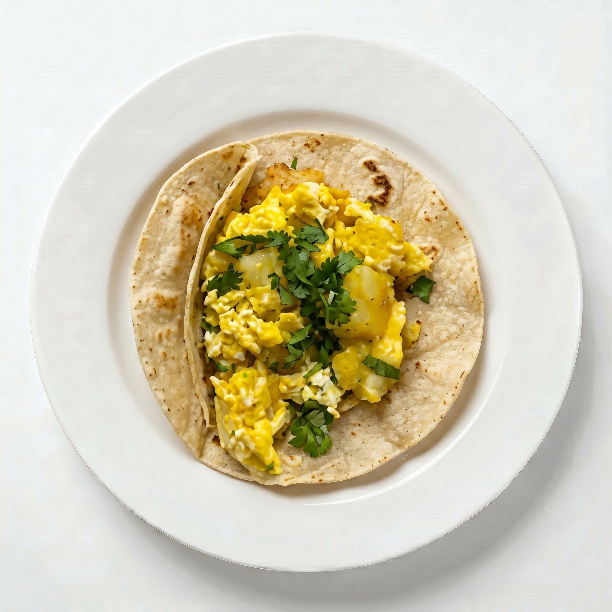 Potato and Egg Taco.