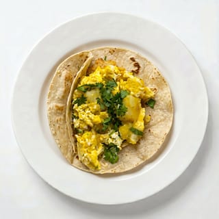 Potato and Egg Taco
