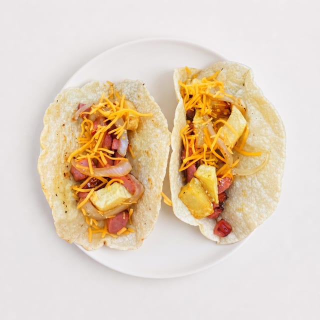 Link Sausage and Egg Taco.