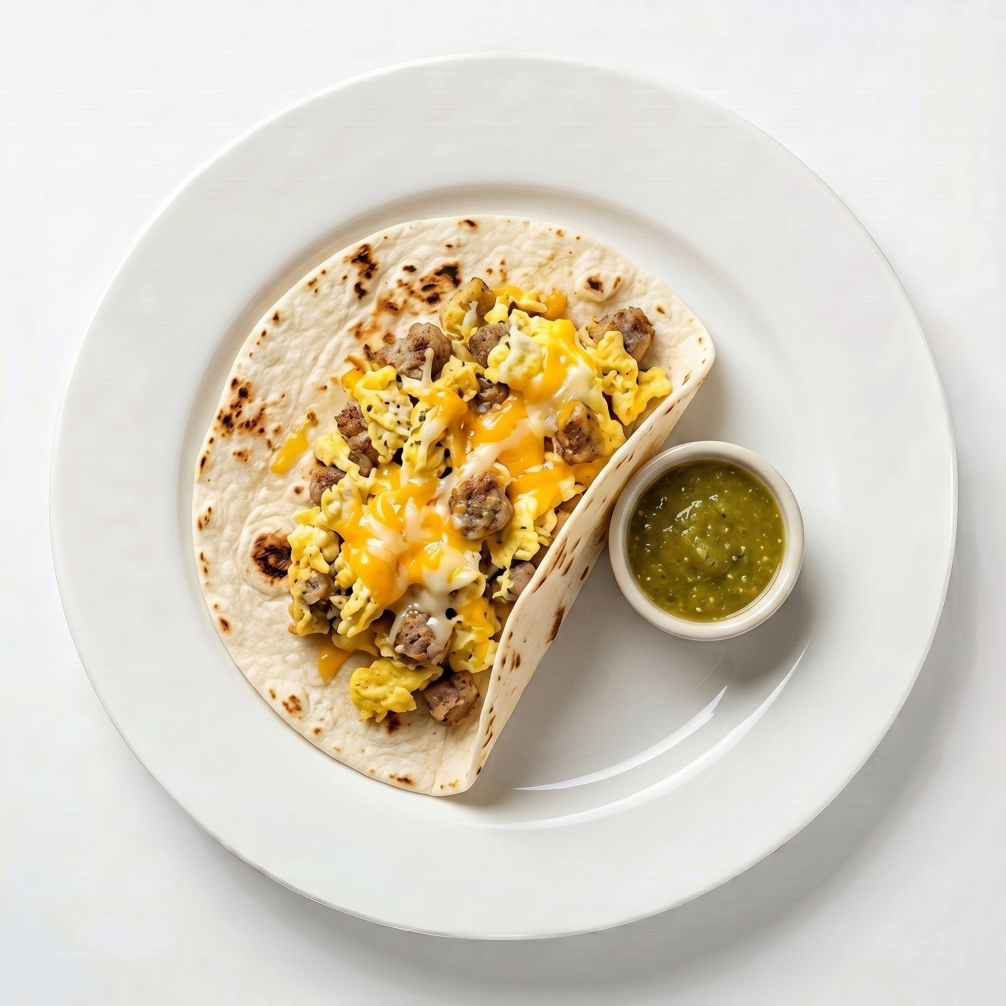 Bacon and Egg Taco.