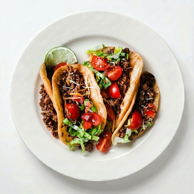 Ground Beef and Potato Taco.