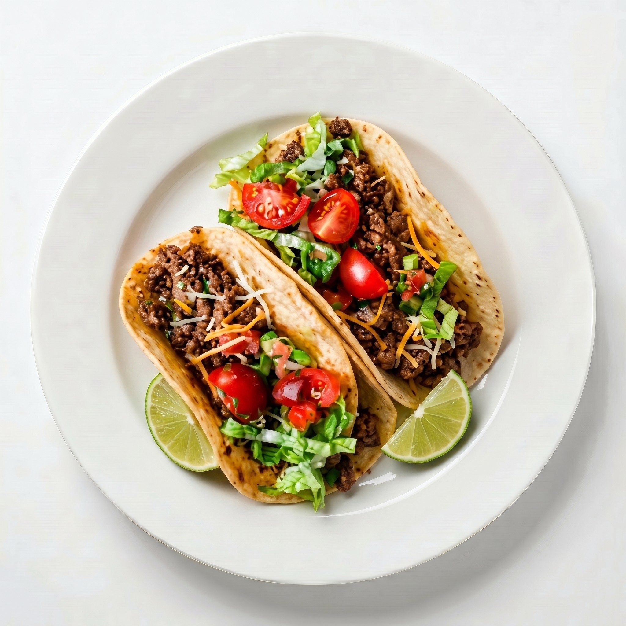 Ground Beef and Potato Taco.